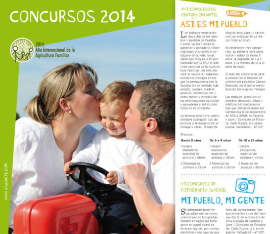 La agricultura familiar, protagonista de los concursos de dibujo y fotografía de ASAJA Castilla y León, patrocinados por CAJAMAR