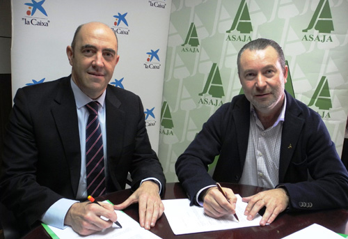 Convenio de colaboración financiera entre ASAJA de Castilla y León y La Caixa
