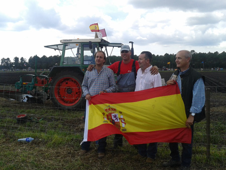 David Rodríguez logra la novena posición en el Mundial de arada en la modalidad de arado fijo
