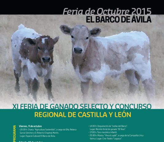Los técnicos de ASAJA impartirán una conferencia sobre agricultura sostenible en la Feria de Ganado de El Barco de Ávila