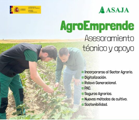 AgroEmprende, un servicio técnico de asesoramiento y apoyo de ASAJA a emprendedores rurales.