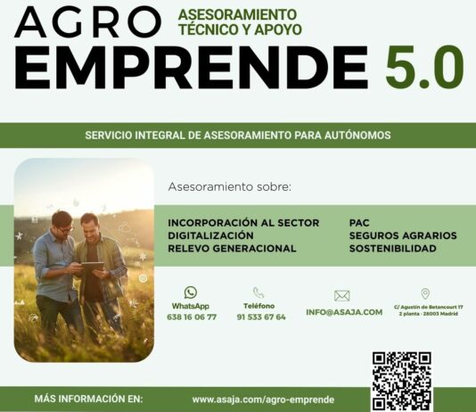 AgroEmprende 5.0: Servicio integral de asesoramiento y apoyo al emprendimiento rural de ASAJA Agroemprende 5.0 Servicio integral de asesoramiento y apoyo al emprendimiento rural de ASAJA.