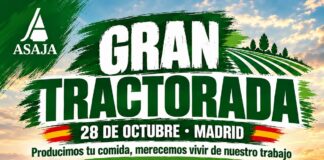 Gran tractorada el próximo 28 de Octubre en Madrid.