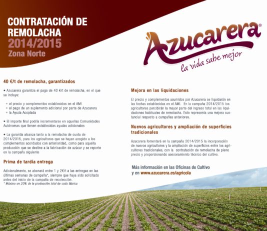 COTRATACIÓN AZUCARERA 2014