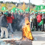 Manifestación Cortes Valladolid – Recorte en presupuestos