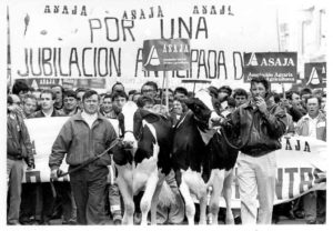 Movilización ganaderos 1990