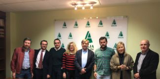 Asaja recibió en su sede a los candidatos del PP al Congreso y al Senado