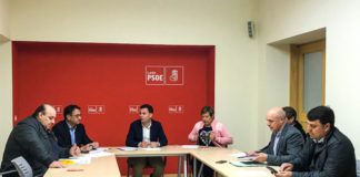 Reunión del PSOE con las organizaciones agrarias