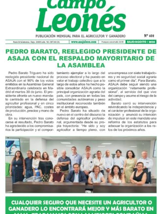 Campo leonés – julio y agosto 2026