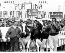 Movilización ganaderos 1990