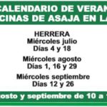 Calendario de verano 2018 en las oficinas de Asaja Palencia