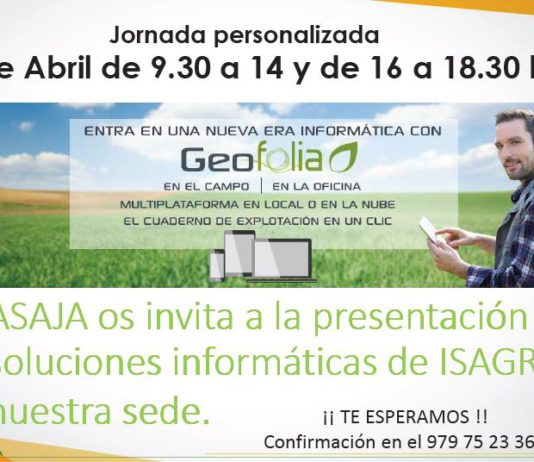 El martes, jornada para la aplicación informática del cuaderno de explotación