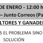 Jueves 30 de enero 12:00 horas Plaza de León Manifestación en defensa del campo