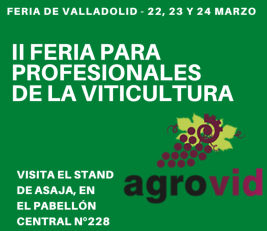 ASAJA anima a los viticultores a visitar Agrovid