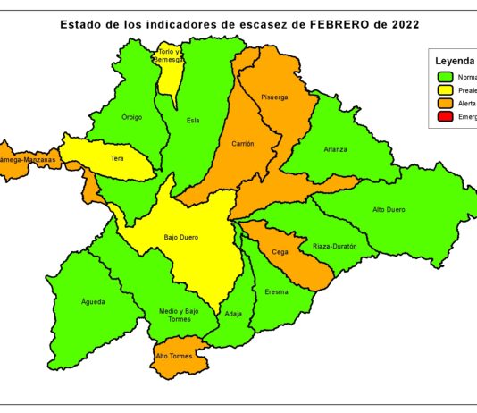 Carrión y Pisuerga se encuentran en situación de «alerta»