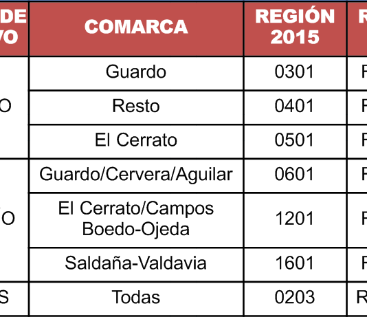 Errata en la página 8 de Campo Palentino