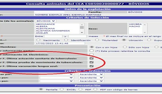 Actualización del Módulo Ganadero