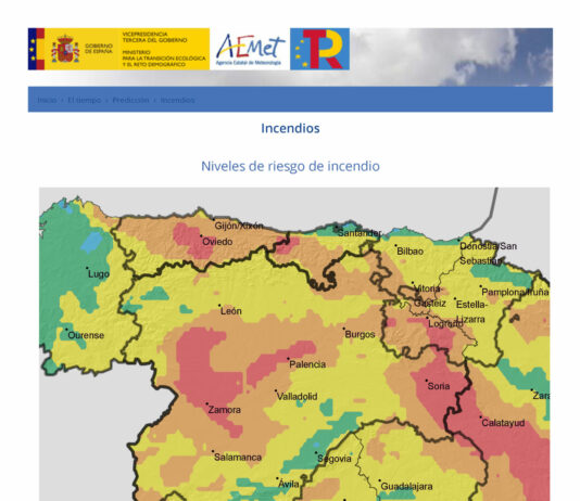 La Junta amplía hasta el 20 de abril la declaración de peligro medio de incendio forestal en toda Castilla y León
