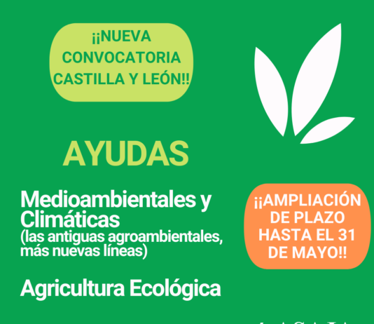 Ampliado al 31 de mayo el plazo para solicitar la incorporación a medidas medioambientales y climáticas de la PAC
