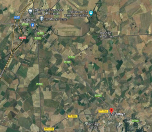 La Junta declara de utilidad pública y urgente ejecución la concentración parcelaria en todo Santoyo y parte de Boadilla del Camino y Frómista