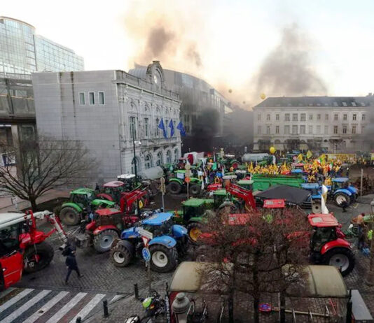 Asaja se une este jueves, 1 de febrero, en Bruselas a la protesta del sector agroganadero de la Unión Europea