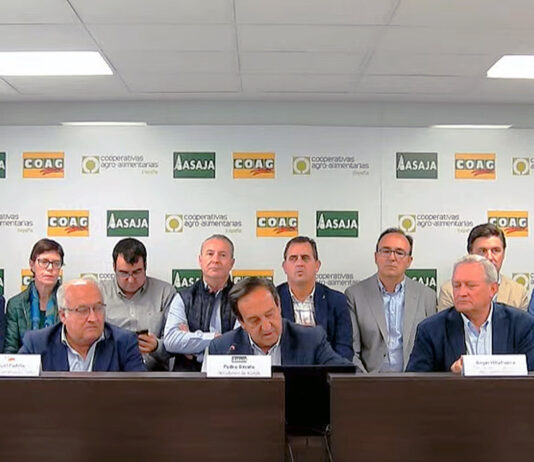 ASAJA, COAG y Cooperativas mantienen la unidad de acción y dan un paso más en sus reivindicaciones