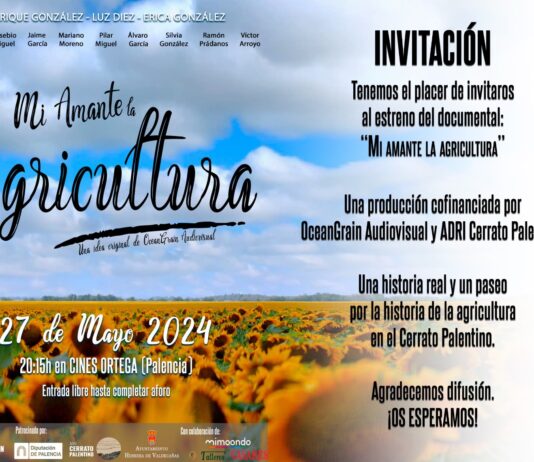El documental ‘Mi amante la agricultura’ se estrena este lunes 27 en los cines Ortega de Palencia
