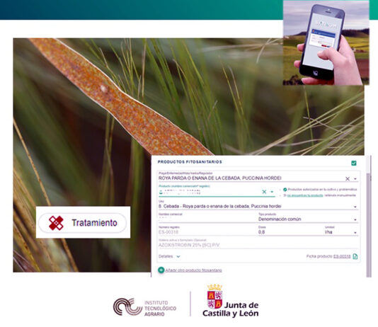 La plataforma Sativum del ITACyL incorpora una función para optimizar el uso de los fitosanitarios