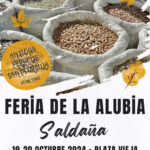 Cartel feria alubia Saldaña 2024