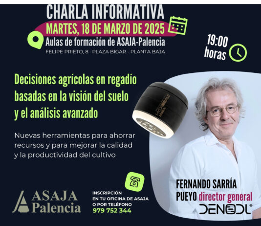 Charla informativa sobre un método puntero para ganar eficiencia y productividad en cultivos de regadío
