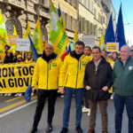 Juan Luis Delgado protesta Italia