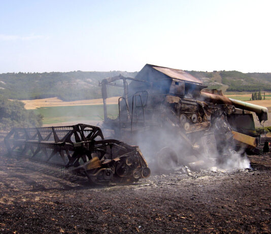 La Junta pide extremar la precaución al aumentar los incendios causados por cosechadoras