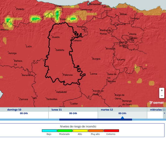 La Junta amplía hasta el martes 12 de agosto incluido la actual situación de alerta de incendios