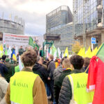 ASAJA protesta en Estrasburgo para defender el sector agrario de la UE y rechazar la nueva PAC