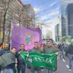 ASAJA-Palencia participa en la protesta europea en Bruselas por una PAC autónoma y con presupuesto