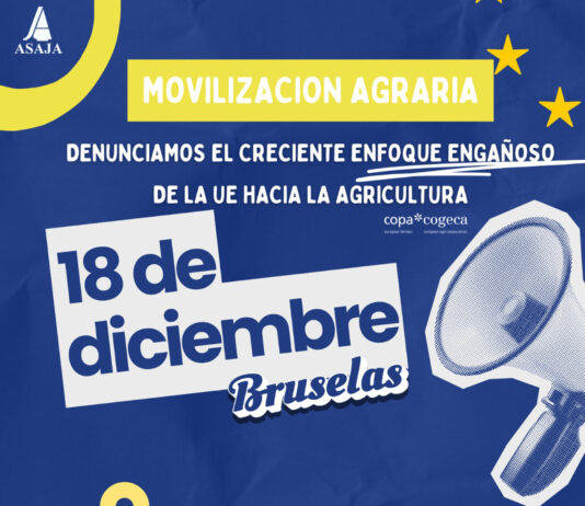 ASAJA-Castilla y León se suma a la movilización histórica en Bruselas del sector agroganadero de la UE