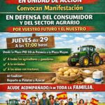 Cartel manifestaciones 29 enero 2026
