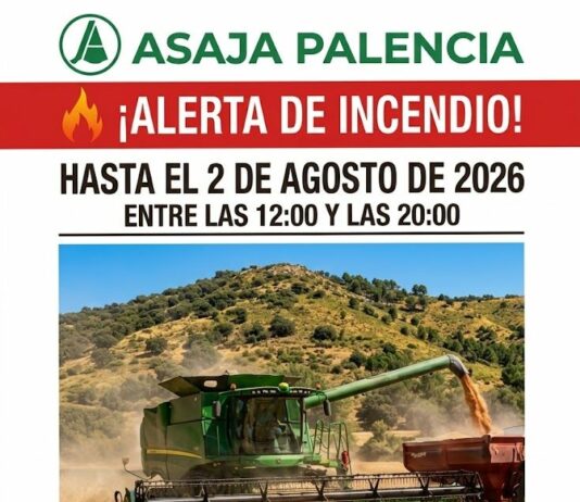 Se prorroga la prohibición de cosecha y otras labores por ALERTA de incendios hasta el 2 de agosto