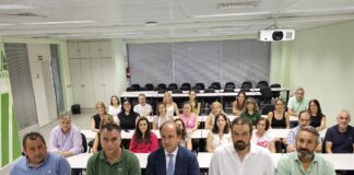Pino visita la nueva oficina de ASAJA Palencia
