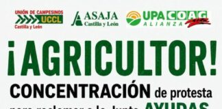 Mañana 27 de agosto manifestación frente a la Junta del campo de Castilla y León