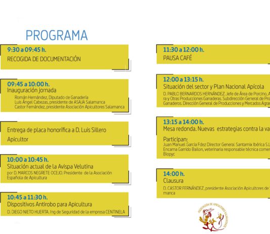 El nuevo Plan Nacional Apícola, centrará la VII Jornada Apícola