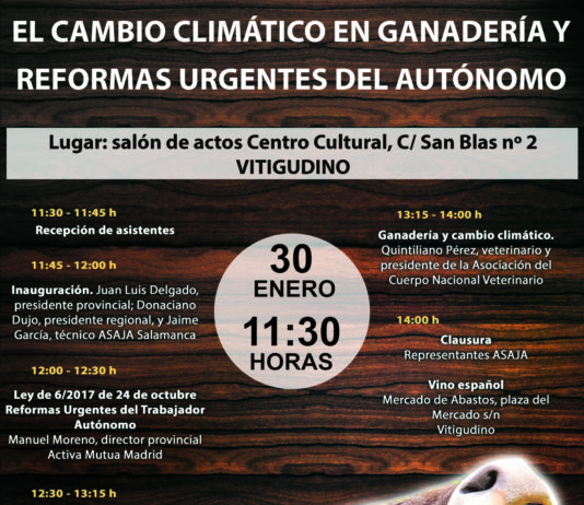 Vitigudino acogerá una jornada sobre la incidencia del cambio climático en ganadería