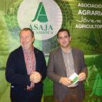 El líder de la organización en ámbito regional, Donaciano Dujo, y el provincial, Juan Luis Delgado. Foto: ASAJA Salamanca.
