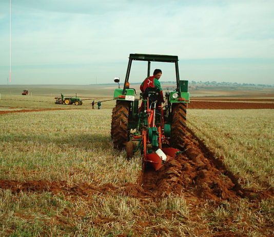 ASAJA apoya la propuesta del Parlamento europeo para favorecer el acceso de los jóvenes a la tierra Un joven, trabajando en el campo. FOTO: ASAJA Salamanca.