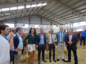 Representantes de ASAJA y de la Junta y Ministerio. Foto: ASAJA Salamanca.