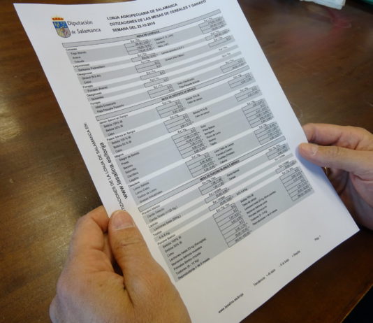 ASAJA Salamanca renueva los vocales en las mesas de la Lonja Agropecuaria Cotizaciones de la Lonja.