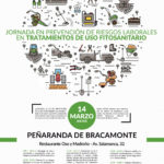 El 14 de marzo, nueva jornada sobre prevención de riesgos laborales con fitosanitarios en Peñaranda de Bracamonte