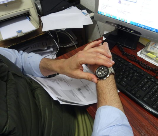 Plantilla de jornada diaria para trabajadores