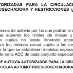 circulación maquinaria