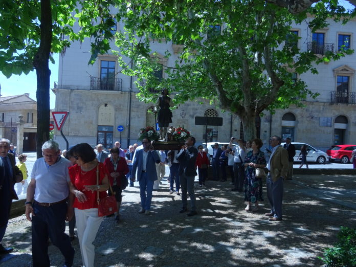 La procesión del santo, en 2019. FOTO: VGA La procesión del santo, en 2019. FOTO: VGA
